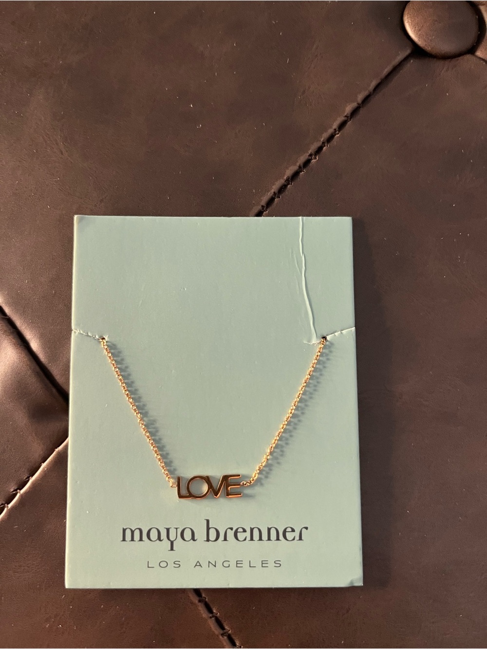 Maya Brenner Gold LOVE Bracelet
